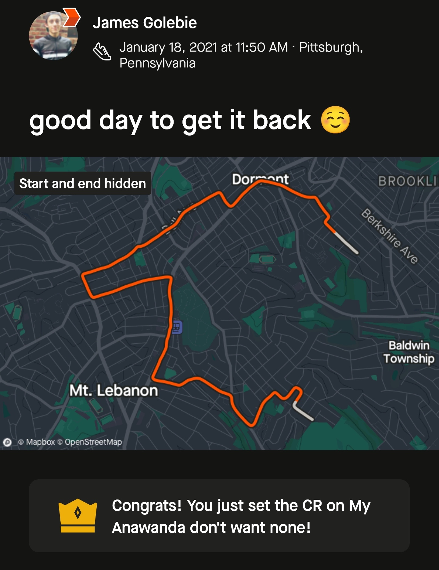 a good day to get it back